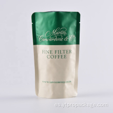bolsa de envasado de café de plástico para alimentos